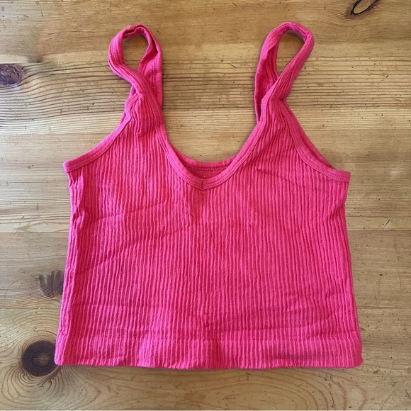Out from under Drew seamless ribbed bra crop tank top - Picture 3 of 4